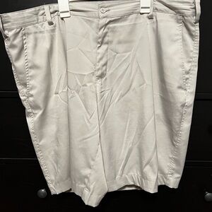 Wedge 40 Waist Classic Flat Front Men's Shorts